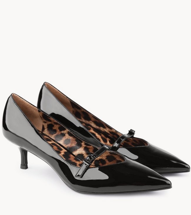 Очаровательные туфли EKONIKA PREMIUM на невысоком каблуке kitten heel выглядят женственно и элегантно