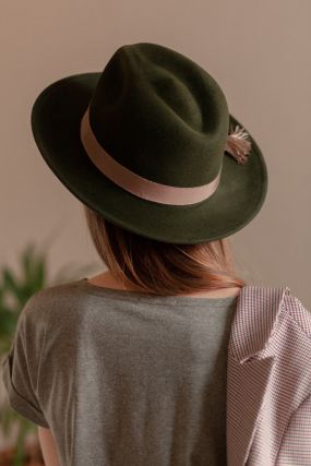Шляпа BETMAR «ASHLAND» оливкового цвета (56 S/M)