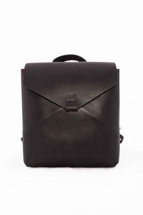 Рюкзак DIVALLI черного цвета с треугольным клапаном (One Size)