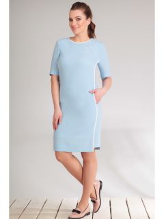Платье 46292-светло-голубой