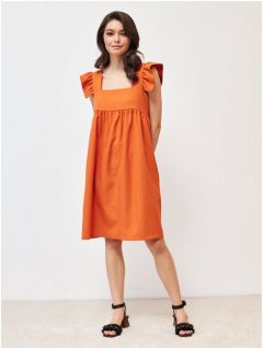 Платье Jetty, повседневное, размер 50,, оранжевый