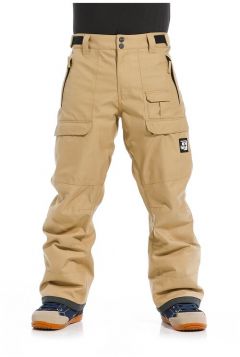 брюки Rehall, размер XL, коричневый, бежевый