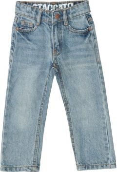 Джинсы широкие Staccato, свободный силуэт, карманы, размер 116, синий