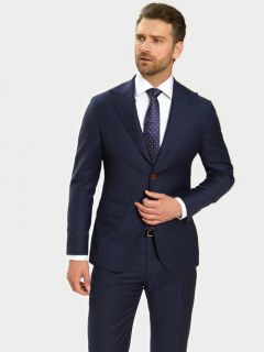 Пиджак KANZLER, силуэт полуприлегающий, однобортный, размер 50, синий