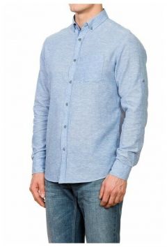 Джинсовая мужская рубашка WESTLAND W1945 LIGHT_BLUE размер XXL