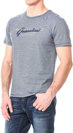 Мужская футболка WESTLAND W3951 DENIM_BLUE серая размер XL