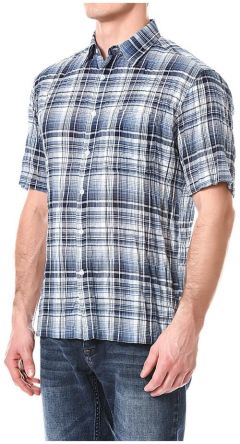 Рубашка Westland, размер (50)L, серый, синий