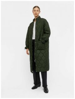 куртка  Object демисезонная, размер 42/44, зеленый, хаки