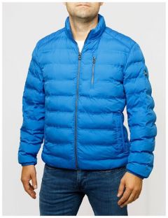 Куртка Pierre Cardin, мужская, демисезон/зима, силуэт прямой, размер 48, голубой