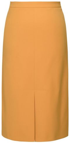 Юбка-карандаш MILA, макси, подкладка, размер 50, оранжевый