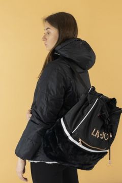 Liu Jo Сумка-рюкзак черная с мехом (U)