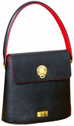 Сумка женская KAMILLA BLACK, сумка на плечо, натуральная кожа, фурнитура Италия
