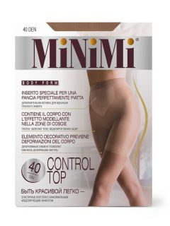 Колготки mini control top 40/140 (утяжка- шорты) caramello