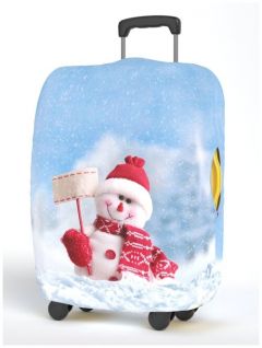 Чехол для чемодана, Limited Edition, Christmas snow, 75*85 см