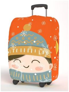Чехол для чемодана, Limited Edition, Let it snow, 75*85 см
