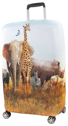 Чехол для чемодана, Размер L 75*85 см, серия Animal, дизайн Madagascar