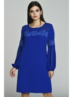 Платье 1036-2018 (голубой)