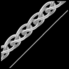 Женская цепочка серебряная. Плетение 