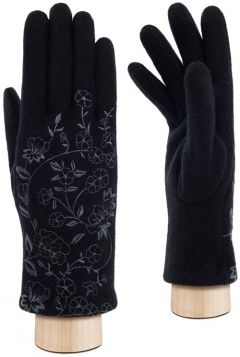 Перчатки LABBRA, шерсть, подкладка, размер 7, серый, черный