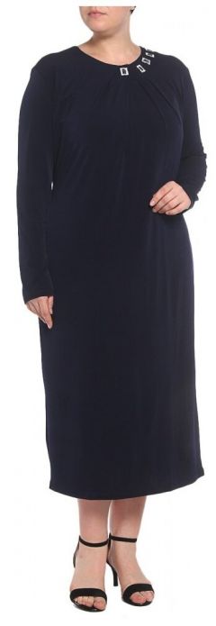 Платье Valtusi, макси, размер 2XL, черный