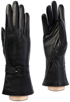 Перчатки ELEGANZZA зимние, подкладка, размер 6.5, черный