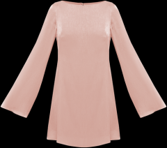 Платье RO.KO.KO, повседневное, полуприлегающее, мини, размер M, розовый