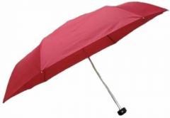 Зонт Samsonite, механика, 3 сложения, купол 98 см., 6 спиц, красный