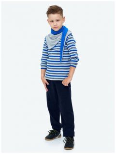 Школьные брюки джоггеры Микита, повседневный стиль, пояс на резинке, размер 152, синий
