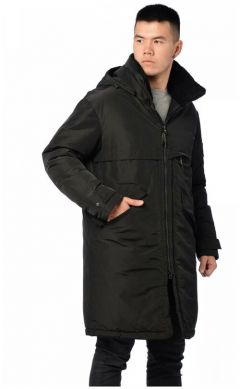 куртка Malidinu зимняя, внутренний карман, капюшон, карманы, манжеты, размер 46, серый