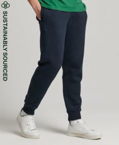 Брюки джоггеры Superdry, повседневные, прилегающий силуэт, карманы, размер XL (54), синий