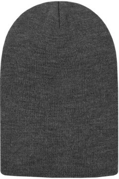 Шапка бини Street caps, шерсть, вязаная, утепленная, размер 54-60, серый