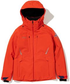 Куртка Phenix, средней длины, силуэт свободный, вентиляция, внутренние карманы, карманы, подкладка, регулируемые манжеты, снегозащитная юбка, несъемный капюшон, регулируемый капюшон, ветрозащитная, водонепроницаемая, утепленная, размер 48, красный
