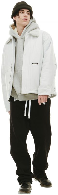 Nahmias Кожаная куртка с меховым воротником XL