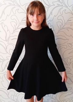 Школьное платье Омельницкий Е. Н., размер 134-32/34, черный