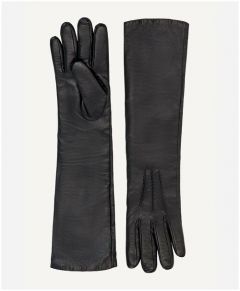 Перчатки Askent, демисезон/зима, натуральная кожа, размер 6.5, черный