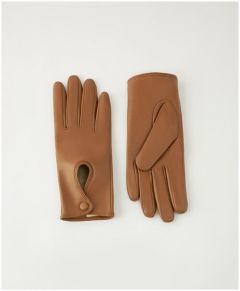 Перчатки Askent, демисезон/зима, натуральная кожа, размер 6.5, коричневый