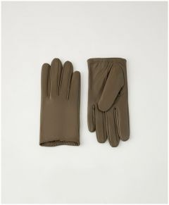 Перчатки Askent демисезонные, натуральная кожа, размер 7.5, хаки