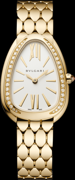 Наручные часы BVLGARI Bvlgari Serpenti Seduttori 103147, белый, золотой