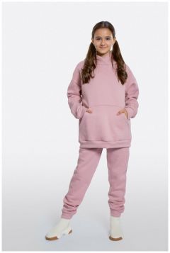 Школьные брюки джоггеры  Шалуны, спортивный стиль, карманы, размер 42, 164, розовый