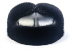 Шапка ушанка Мария зимняя, размер 59 - 60, черный