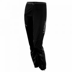 Беговые брюки Loffler, карманы, мембрана, утепленные, водонепроницаемые, размер 36, черный
