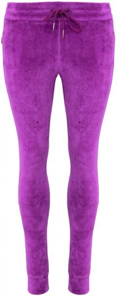 Брюки  BIKKEMBERGS, демисезон/зима, полуприлегающий силуэт, пояс на резинке, карманы, размер 40, фиолетовый