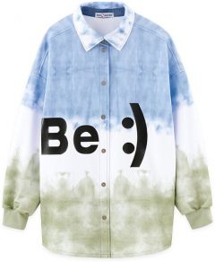 Школьная рубашка Bell Bimbo, полуприлегающий силуэт, на пуговицах, длинный рукав, размер 164, мультиколор