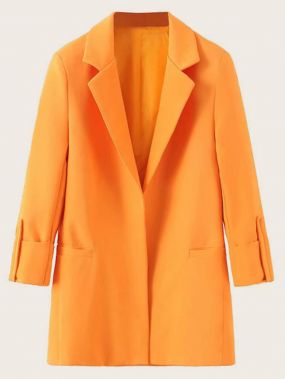 Неоновый оранжевый пиджак