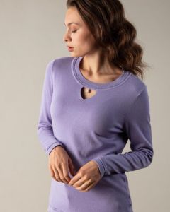 Пуловер, р. 44, цвет фиолетовый