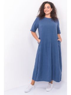 Платье Синее платье в стиле бохо 3305