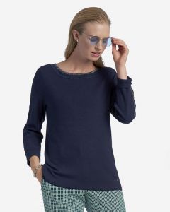 Пуловер, р. 58, цвет темно-синий