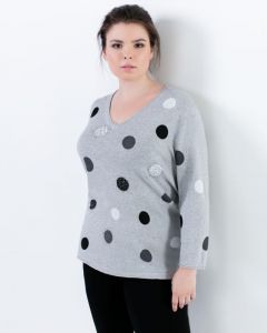 Пуловер, р. 62, цвет серый
