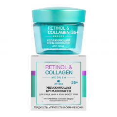 Витэкс Retinol & Collagen Meduza увлажняющий крем-коллаген для лица, шеи и кожи вокруг глаз, 45 мл