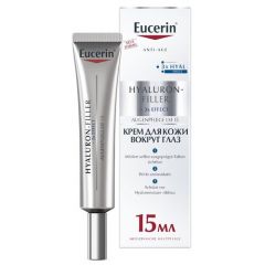 Eucerin крем Hyaluron-Filler для кожи вокруг глаз 15 г, 15 мл
